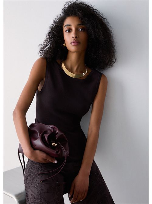 Top con fiocco dietro LIU JO | WA6468MS55N/91109